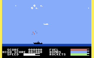 Harrier Attack screenshot 4 for Commodore 64